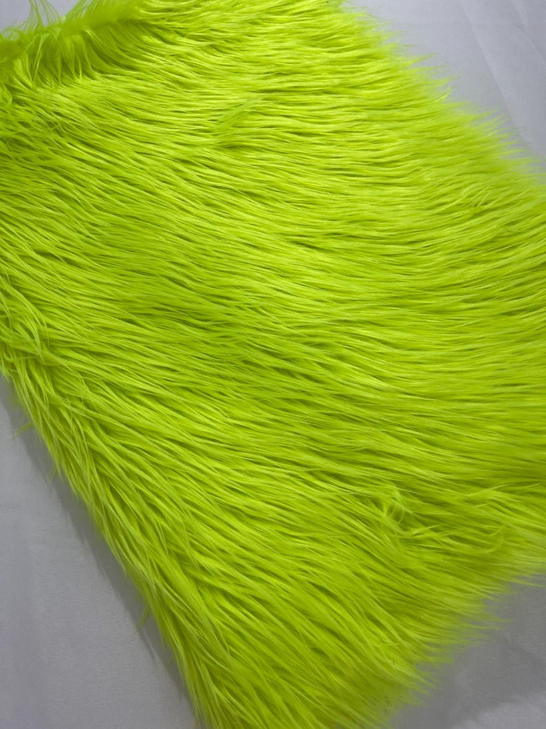 Shaggy Vegan Faux Fur Faux Fur Fabric - 58" Width, Color Options (1 Yard)