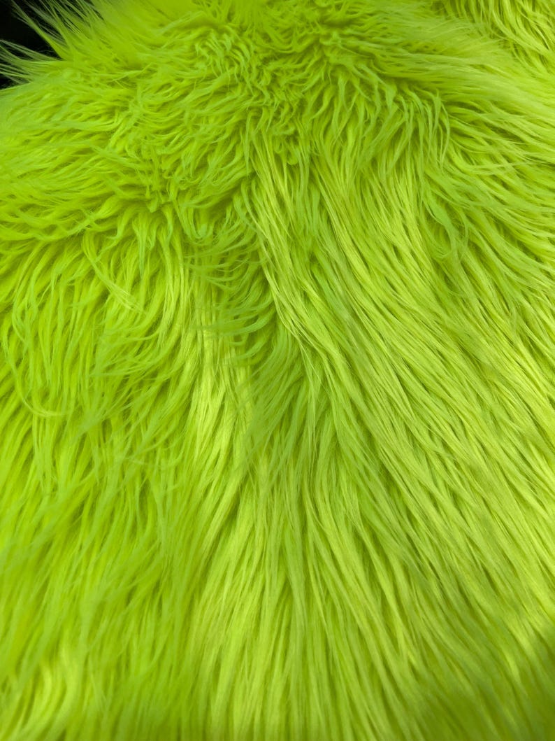 Shaggy Vegan Faux Fur Faux Fur Fabric - 58" Width, Color Options (1 Yard)