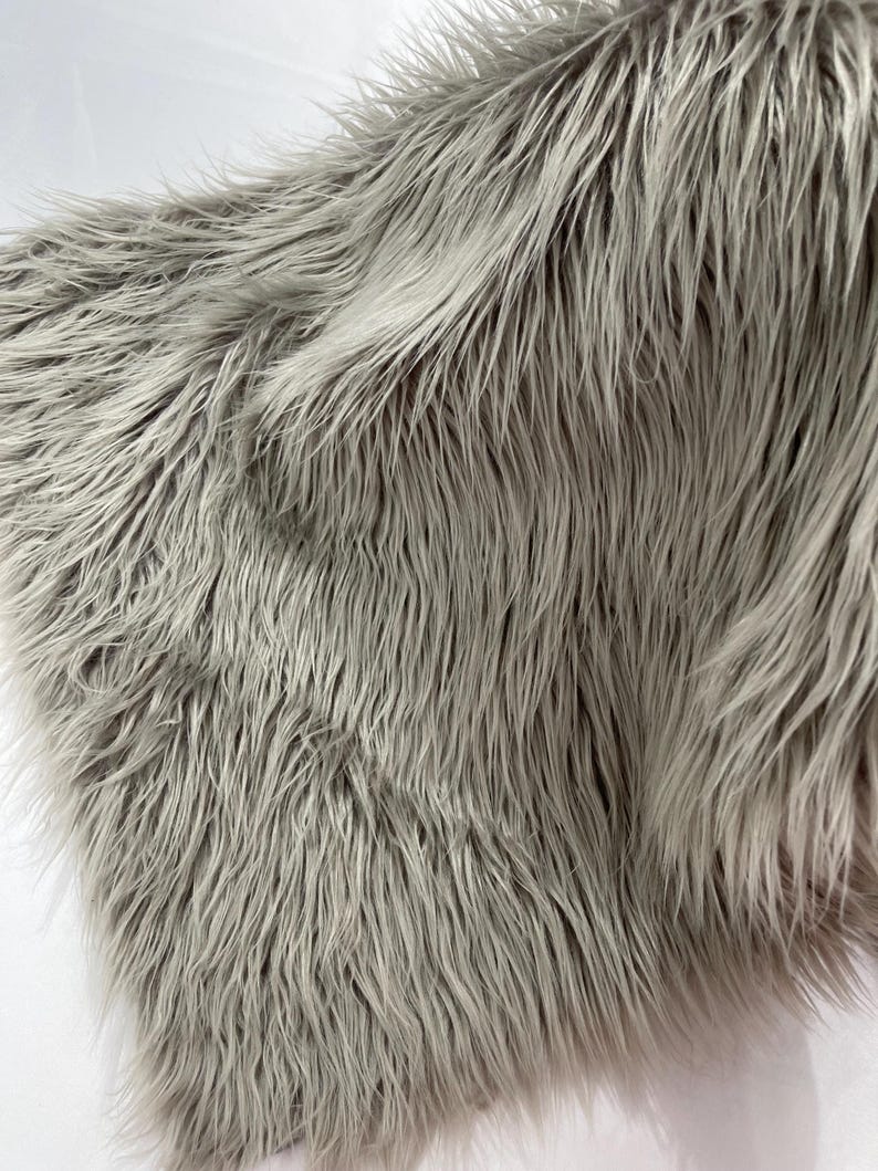 Shaggy Vegan Faux Fur Faux Fur Fabric - 58" Width, Color Options (1 Yard)