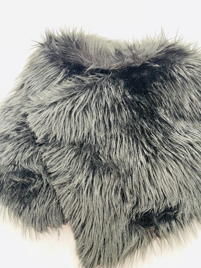 Shaggy Vegan Faux Fur Faux Fur Fabric - 58" Width, Color Options (1 Yard)