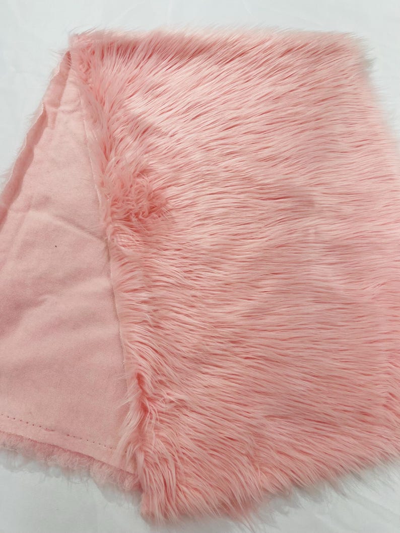 Shaggy Vegan Faux Fur Faux Fur Fabric - 58" Width, Color Options (1 Yard)
