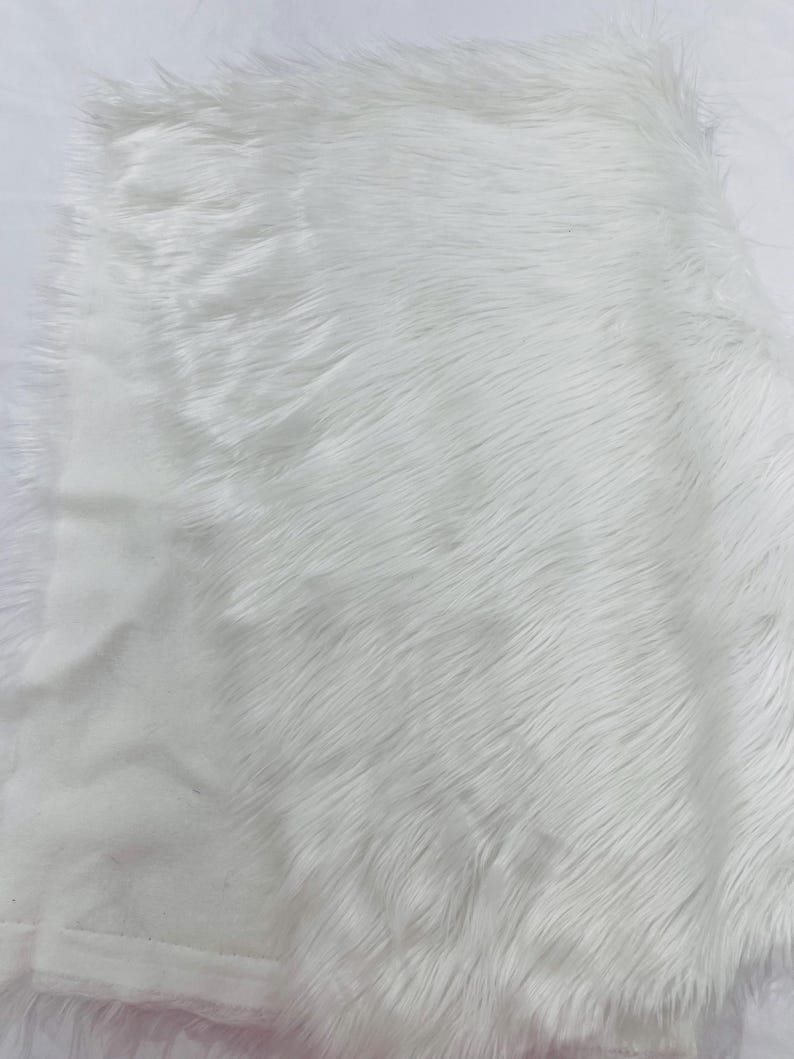 Shaggy Vegan Faux Fur Faux Fur Fabric - 58" Width, Color Options (1 Yard)