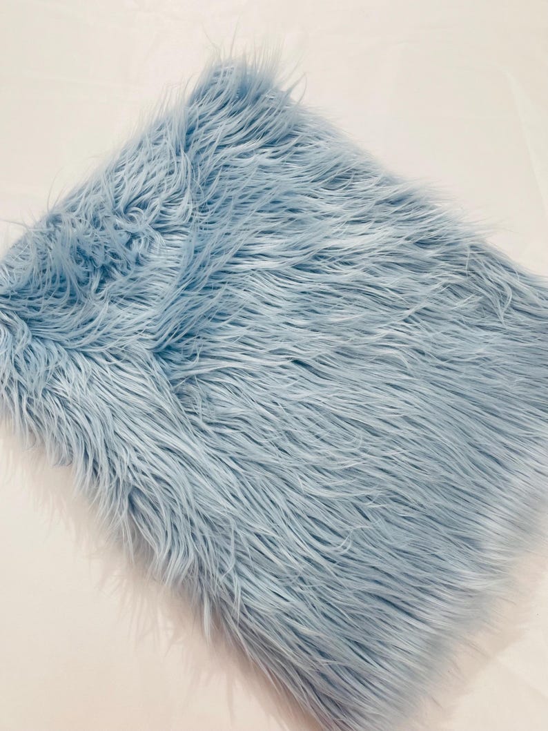 Shaggy Vegan Faux Fur Faux Fur Fabric - 58" Width, Color Options (1 Yard)