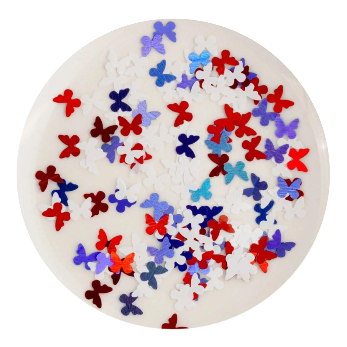 Shaped Glitter Americana - Butterfly (2 oz Bag)