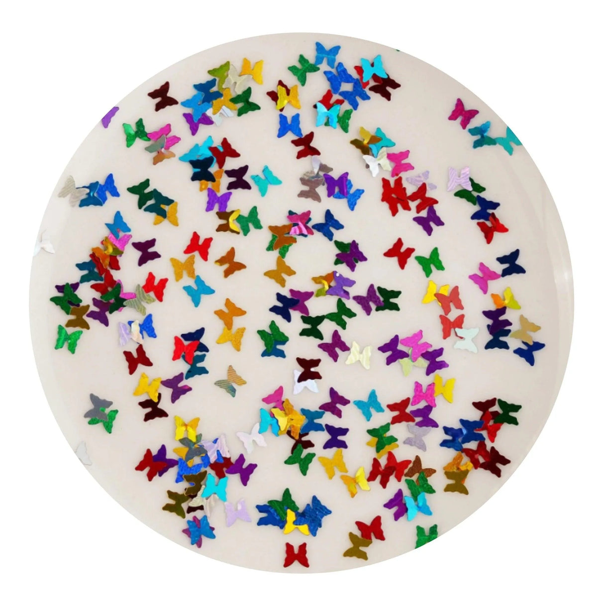 Shaped Glitter Classic - Butterfly Rainbow (2 oz Bag)