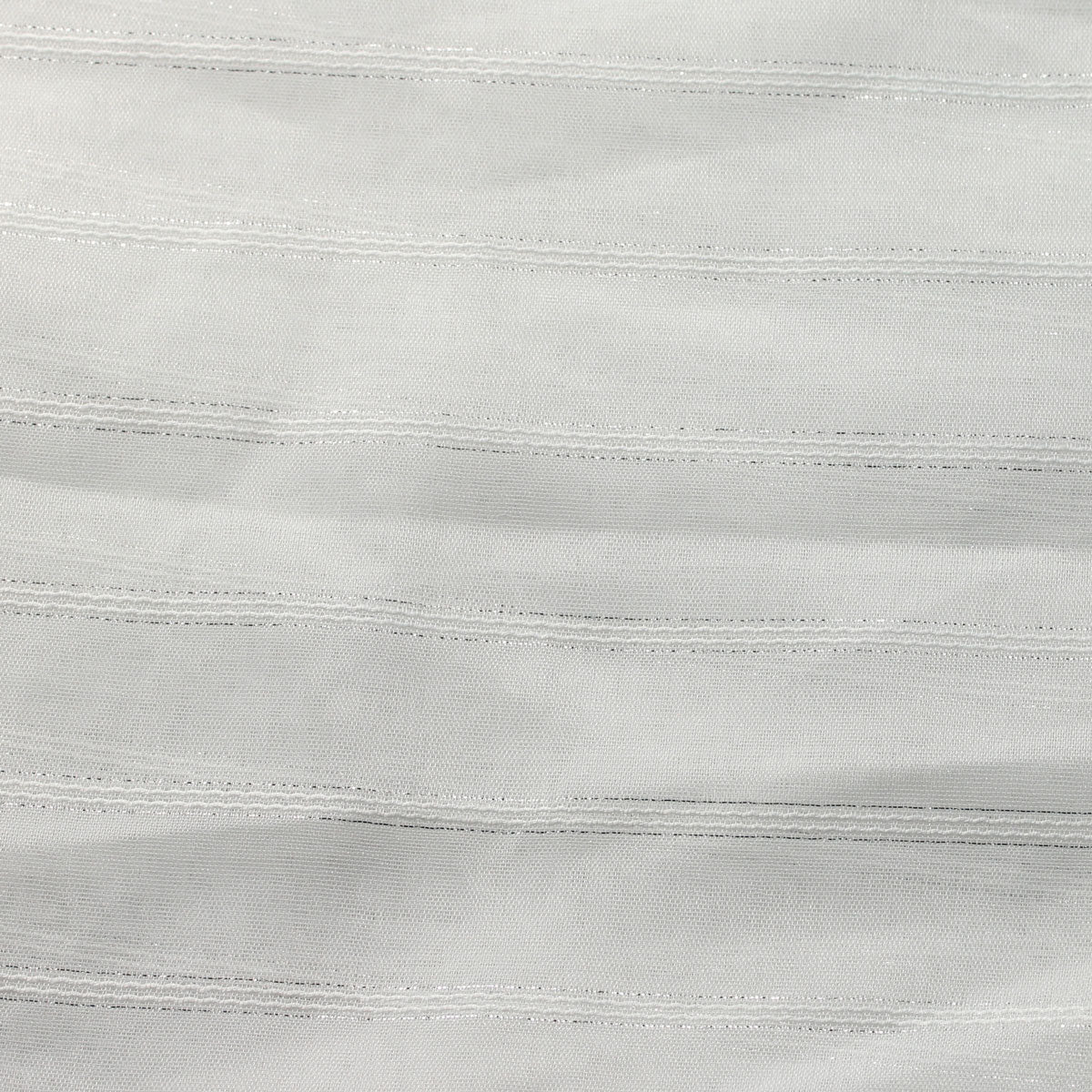 Sheer Drapery Fabric Stripe Embroidered 110" Polyester