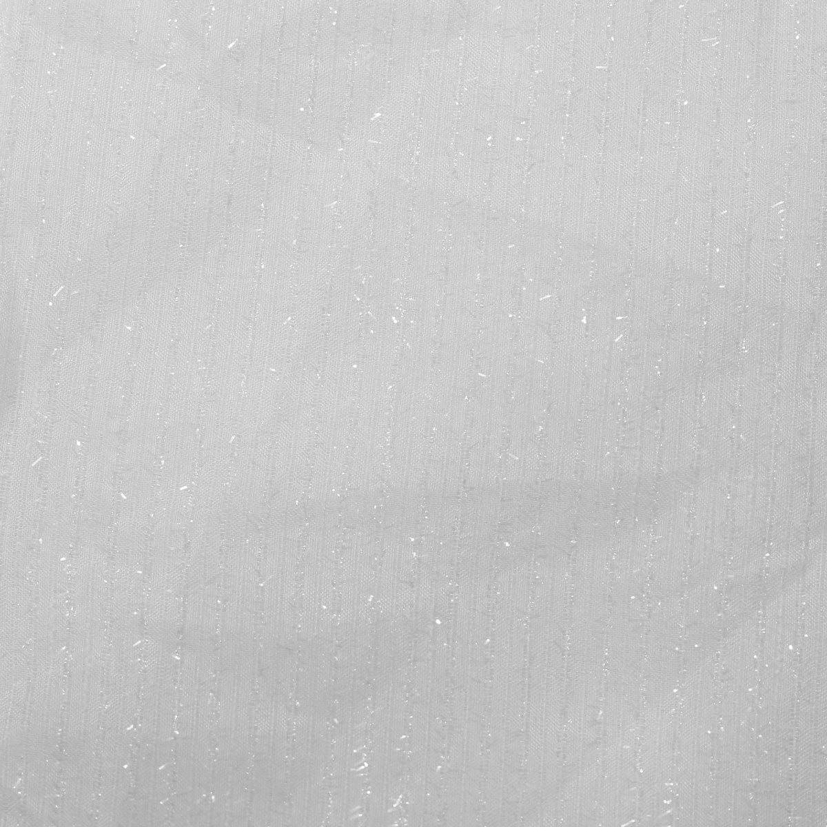 Sheer Polyester Drapery Fabric 110" Gray Ivory White
