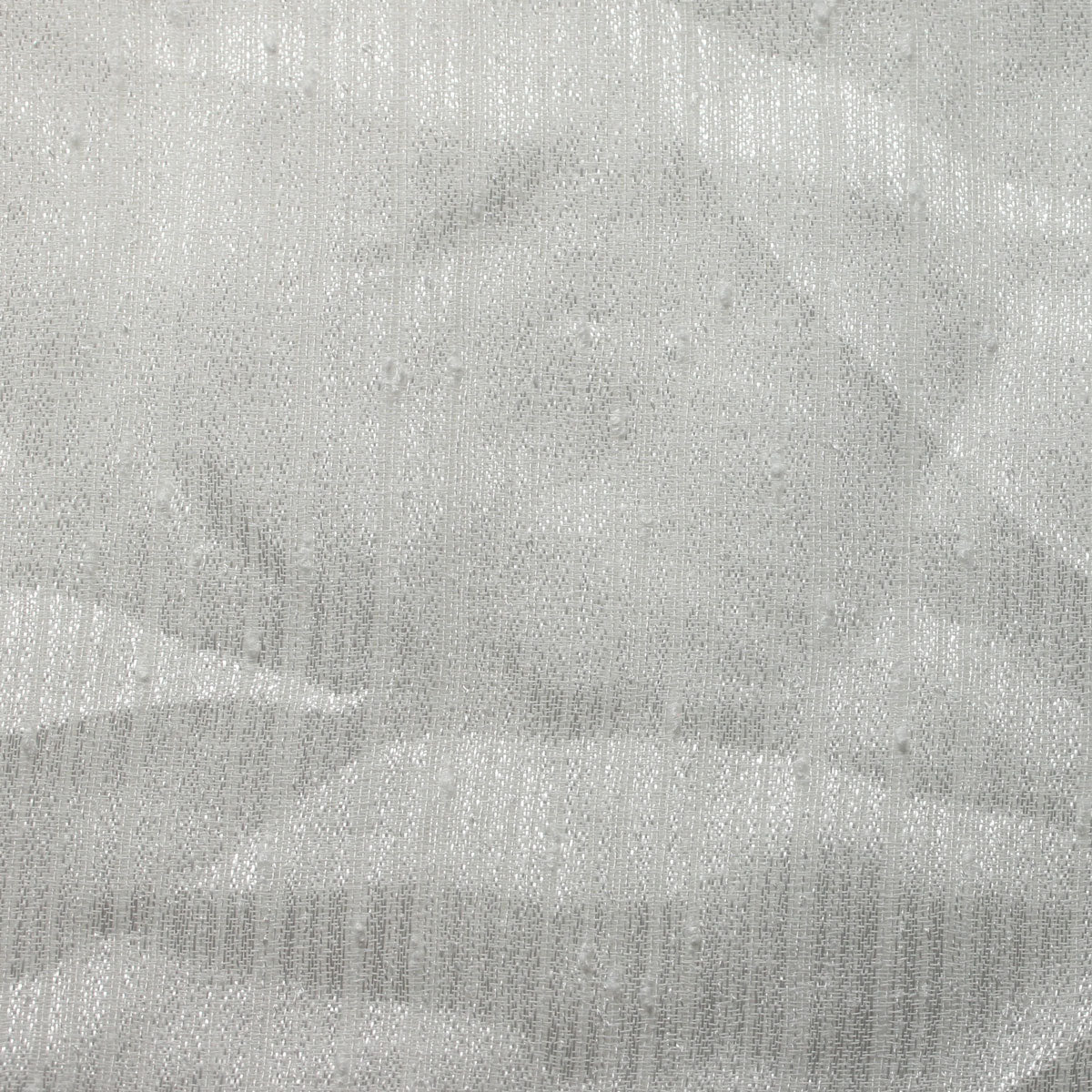 Sheer Polyester Drapery Fabric 110" Gray Ivory White