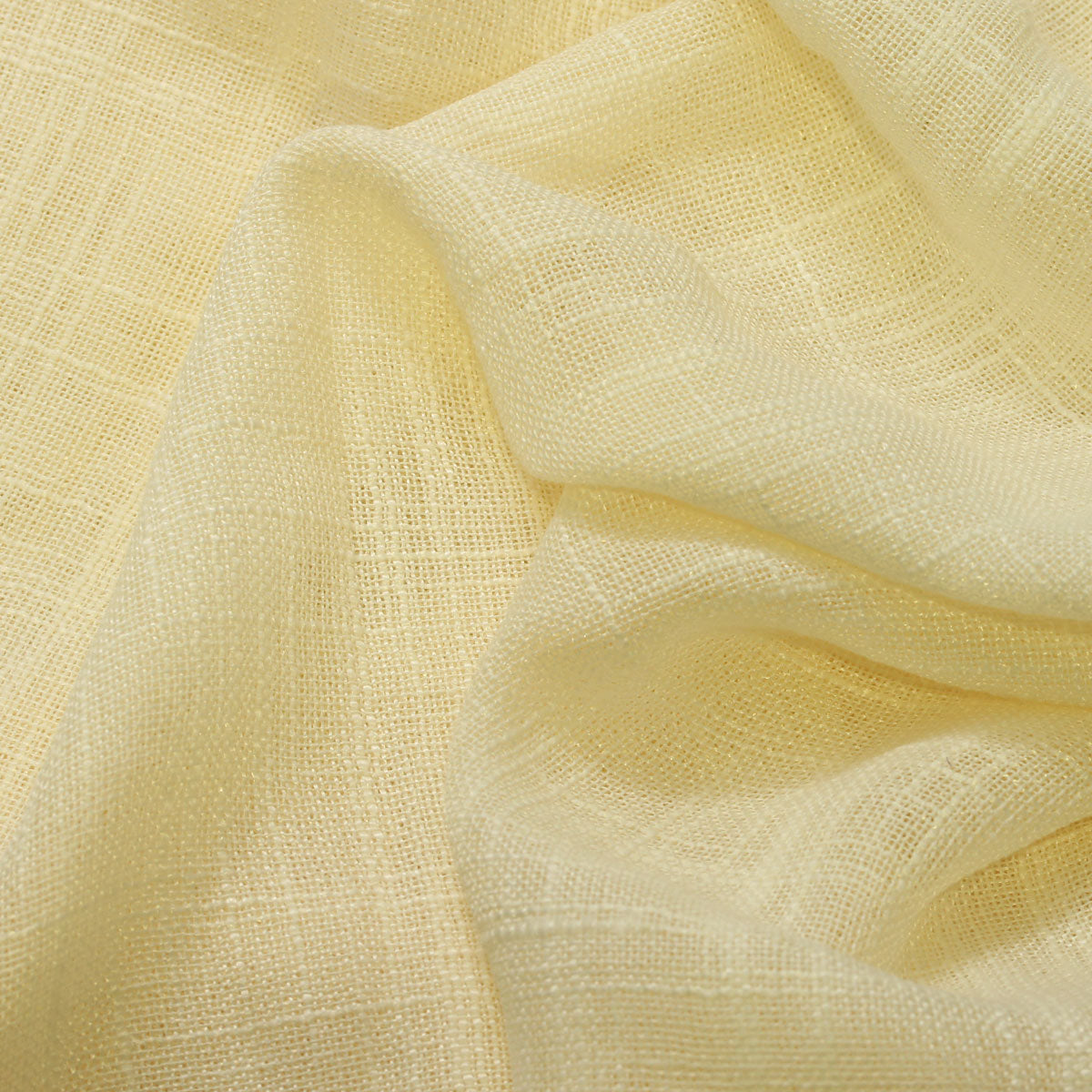 Sheer Polyester Drapery Fabric 110" Gray Ivory White