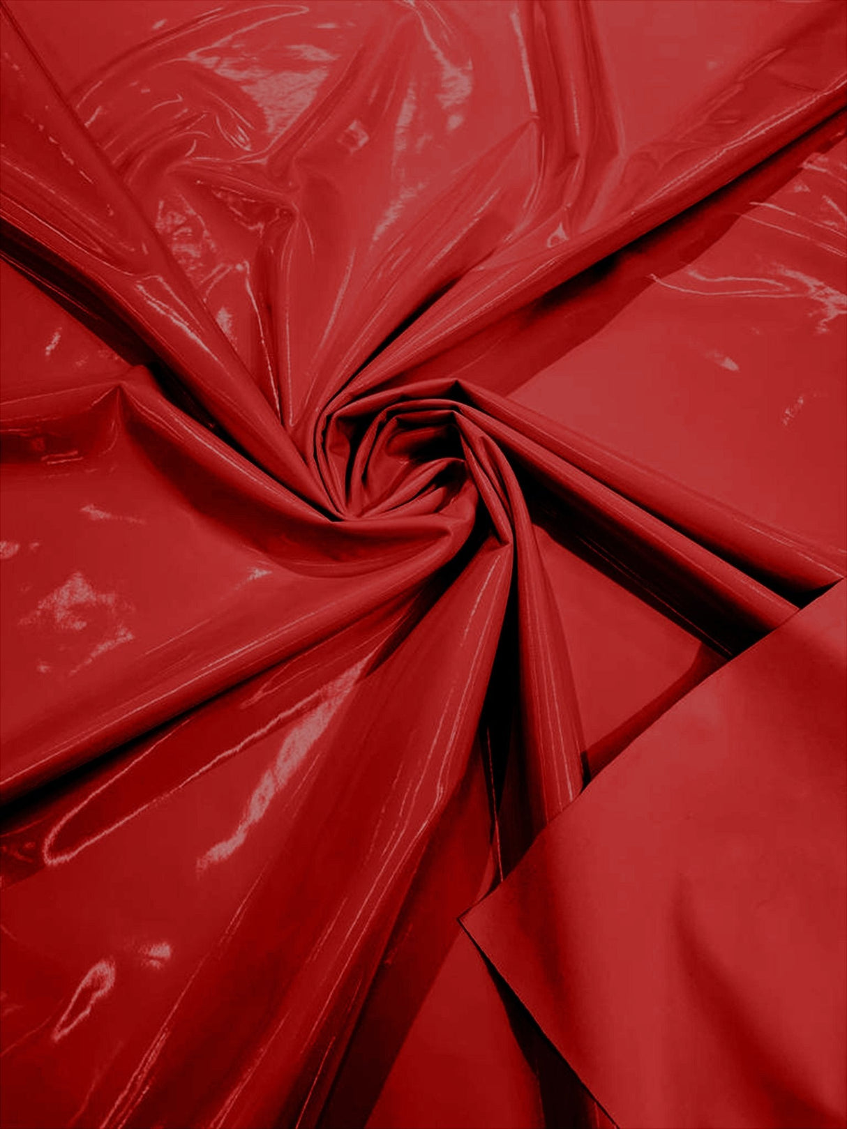 Shiny Vinyl Spandex Vinyl Fabric - Glossy Solid, 58" Width (1 Yard)