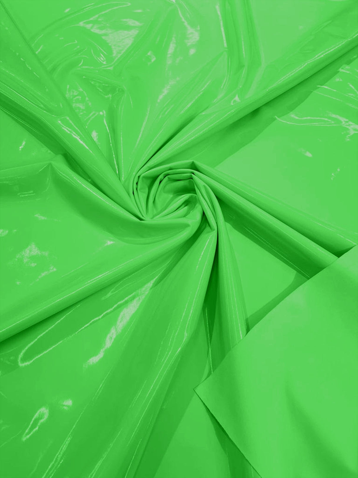 Shiny Vinyl Spandex Vinyl Fabric - Glossy Solid, 58" Width (1 Yard)