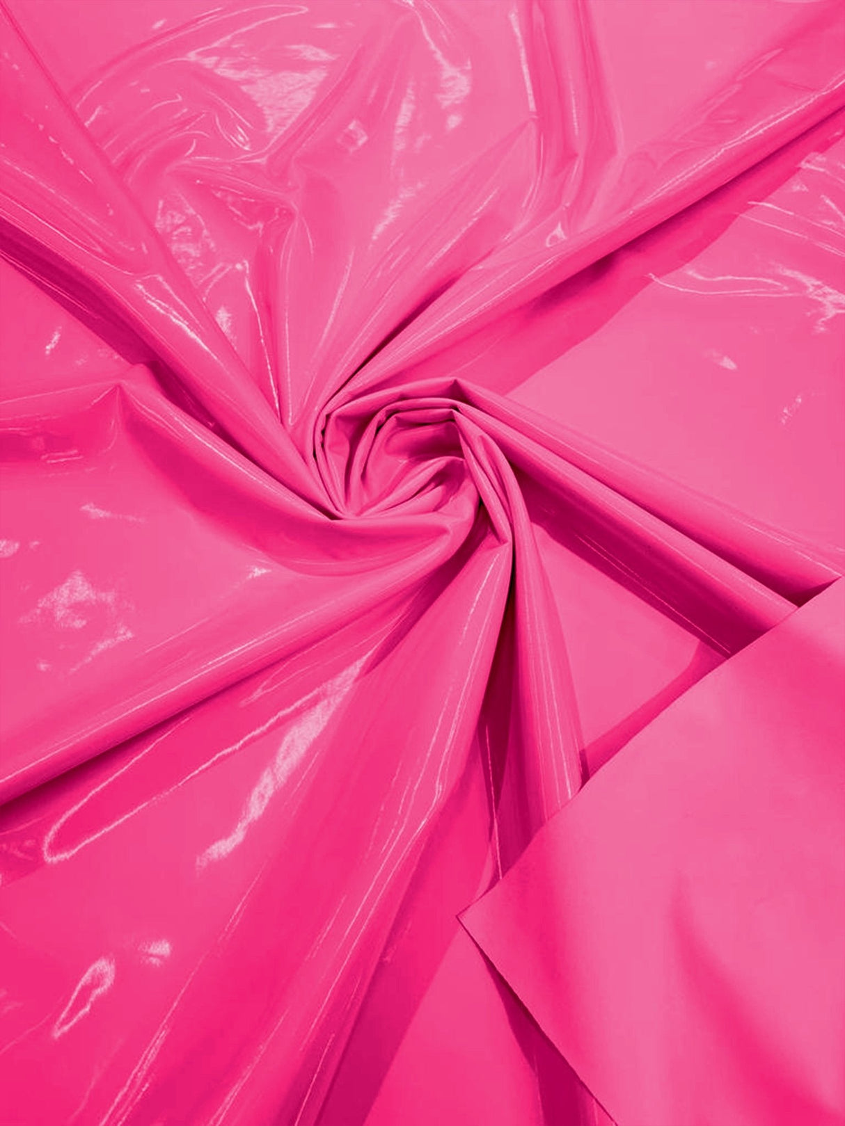 Shiny Vinyl Spandex Vinyl Fabric - Glossy Solid, 58" Width (1 Yard)