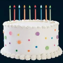Wilton Color Flame Birthday Candles 2 inch 12 pack -Vivid Colors