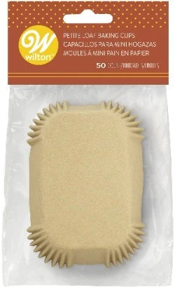 Wilton Kraft Petite Loaf Baking Cups – 50 Count