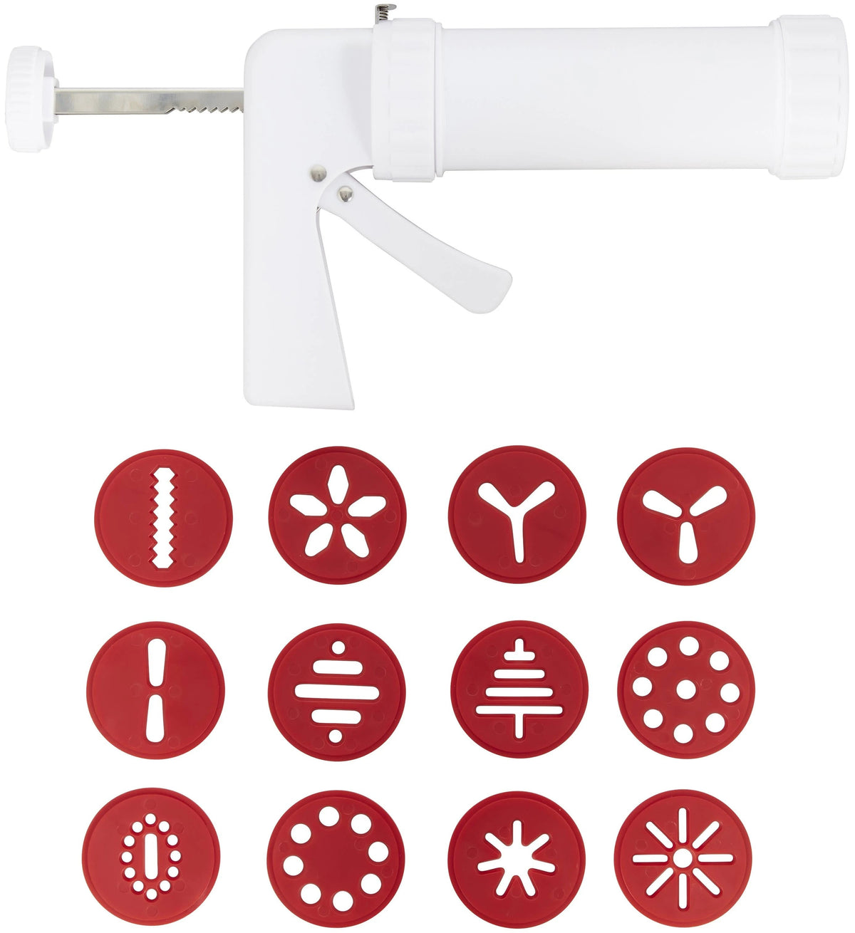Wilton Cookie Press Set with 12 Discs – 13 Piece