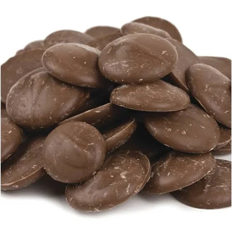 Merckens Light Cocoa Chocolate Confectionery Wafers – 45 lb Wholesale Case