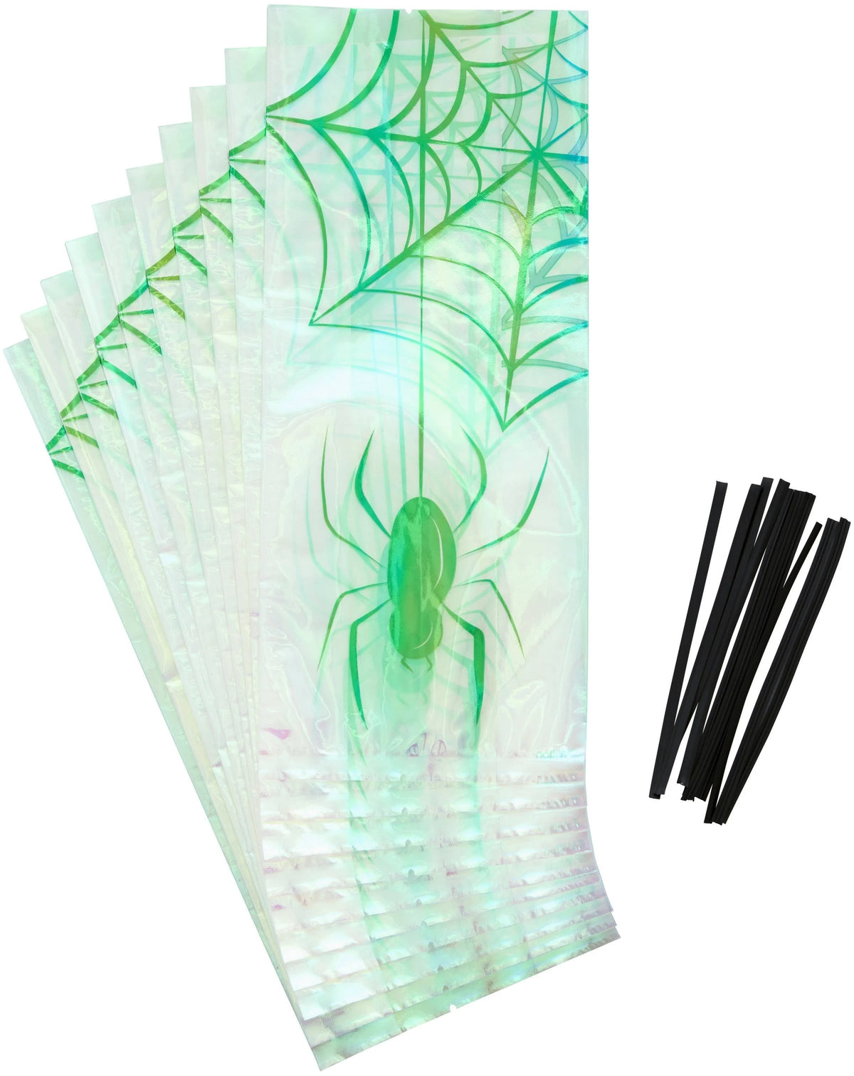 Wilton Iridescent Spider Treat Bags 10/Pkg