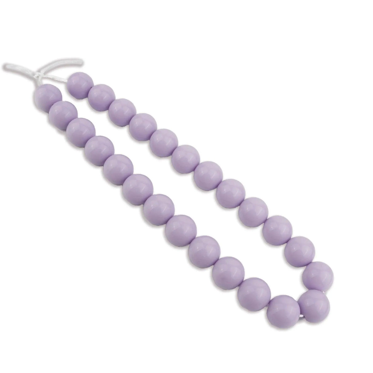 Silicone Bead Round - Liquid Lavender Fog (5 Beads - 15mm)