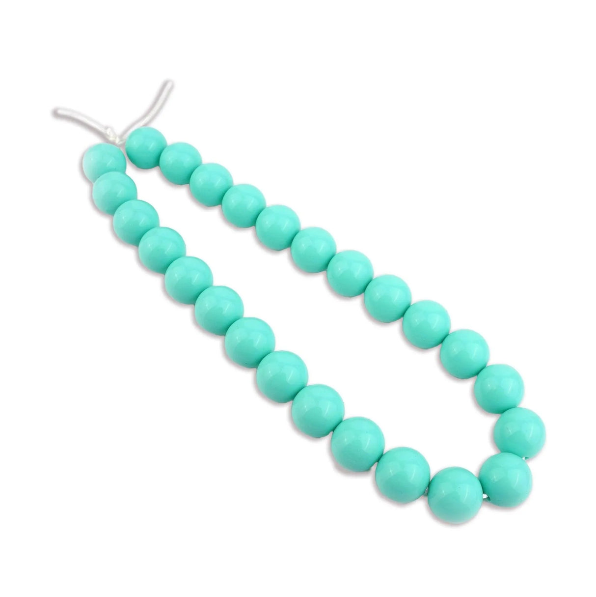 Silicone Bead Round - Liquid Mint (5 Beads - 15mm)