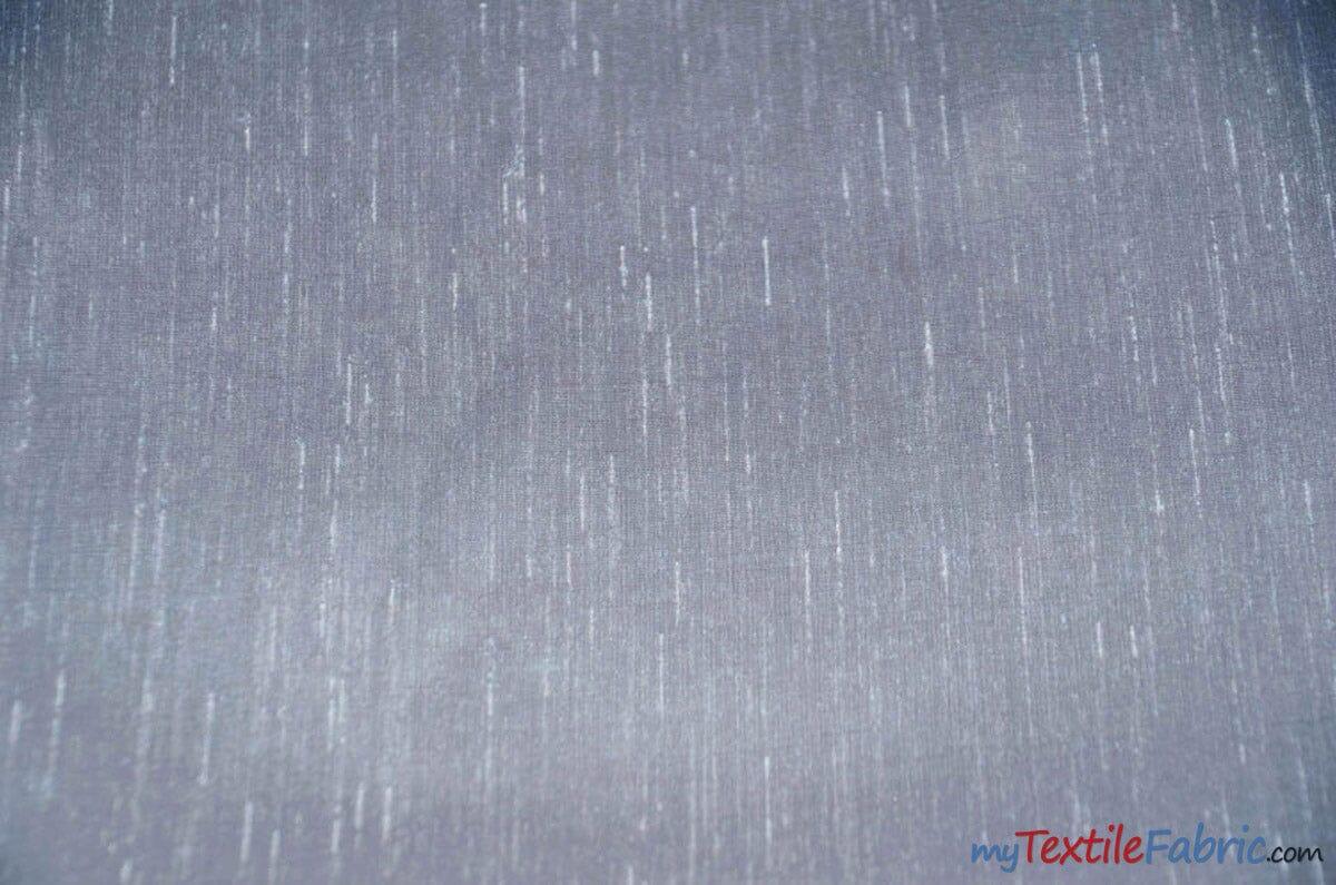 IFR Extra Wide Dupioni Silk 100 Percent Polyester Faux Dupioni Fabric - Multiple Colors, 120" Wide (1 Yard)