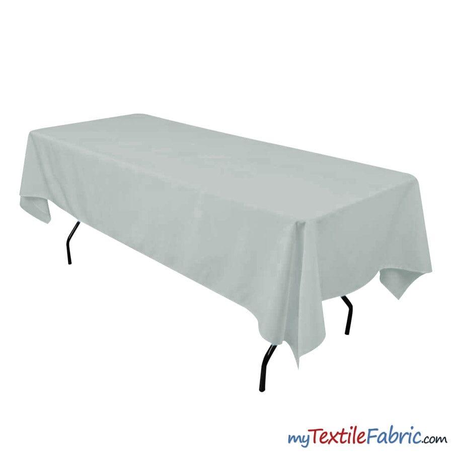 Banquet Polyester Fabric - 60" X 108", Solid Color Tablecloth, 180 GSM (By Piece)