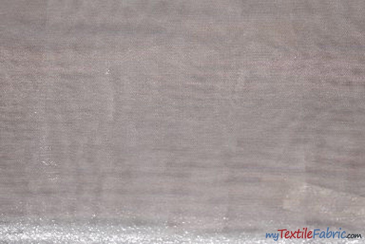 Crystal Organza Polyester Fabric - Sparkle Sheer, 58/60" Width, Yards & Bolts (1 Yard)