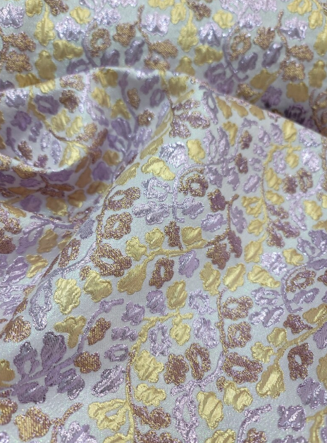 Brocade Jacquard Floral Fabric