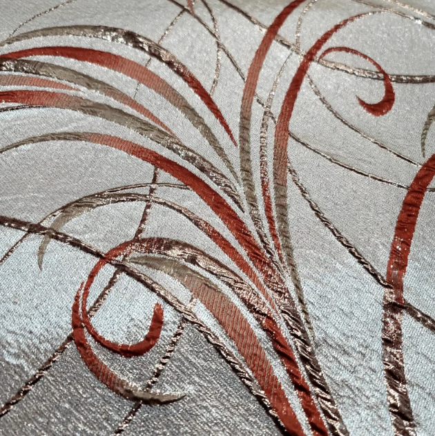 Gold Brocade Jacquard Metallic Textured