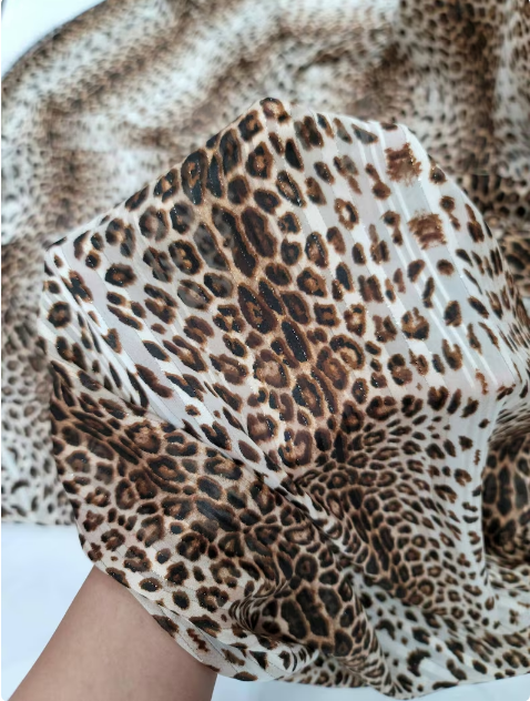 Gold Mylar Chiffon Fabric