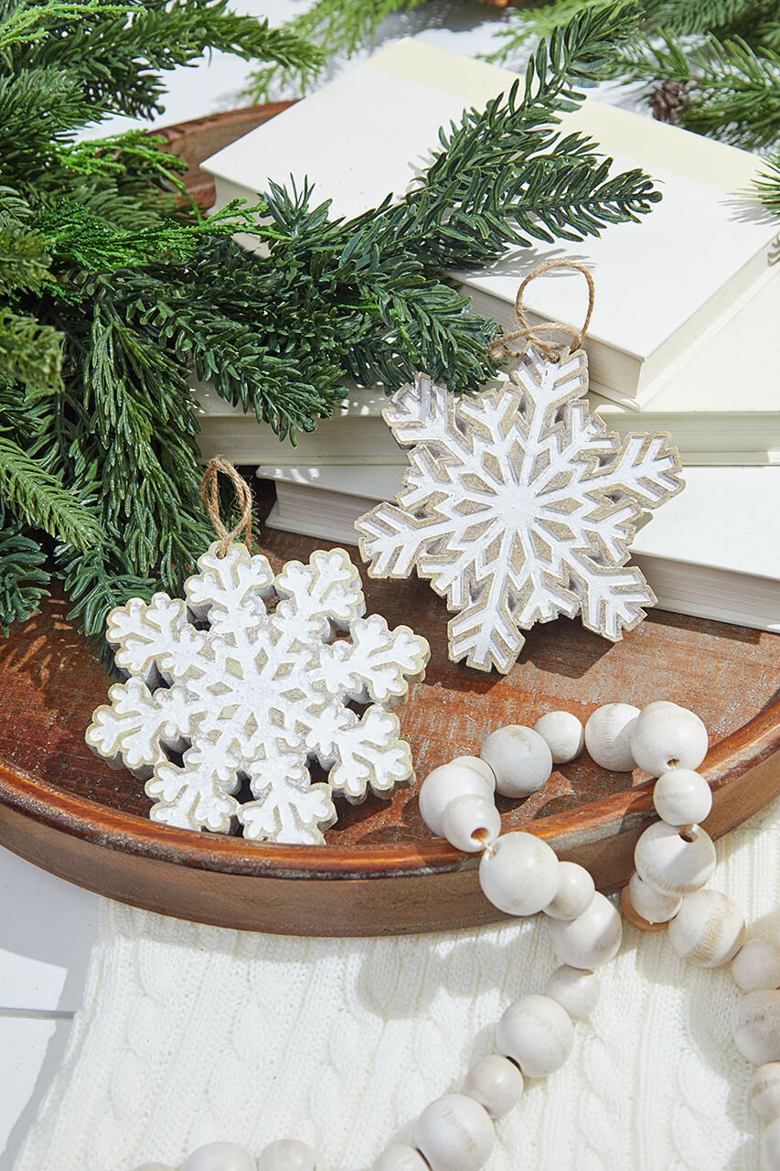 5” Resin Snowflake Ornament