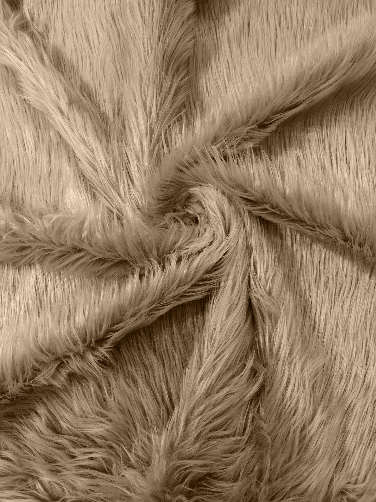 Solid Faux Fur Fabric - Solid, 58" Width (1 Yard)