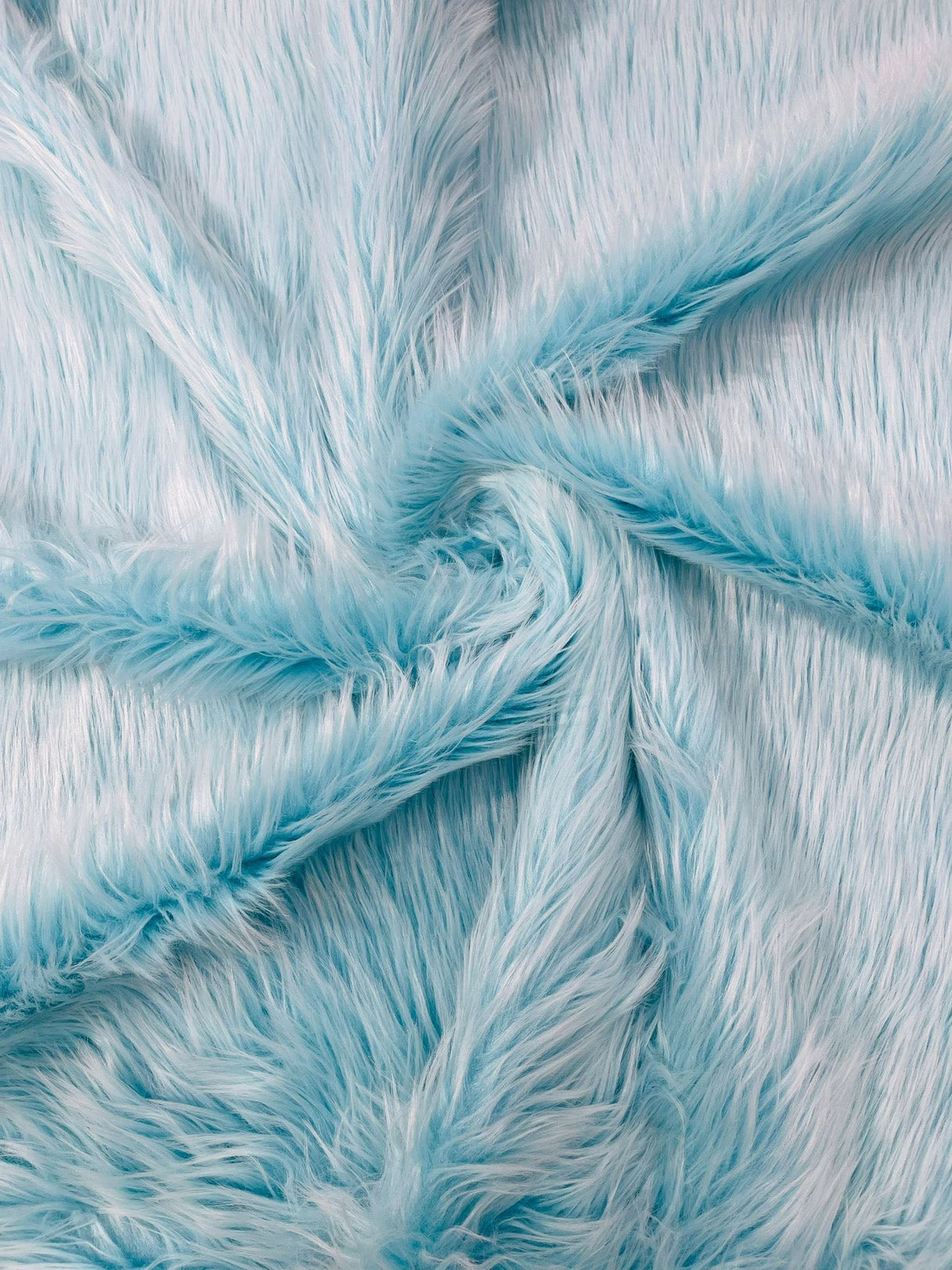 Solid Faux Fur Fabric - Solid, 58" Width (1 Yard)