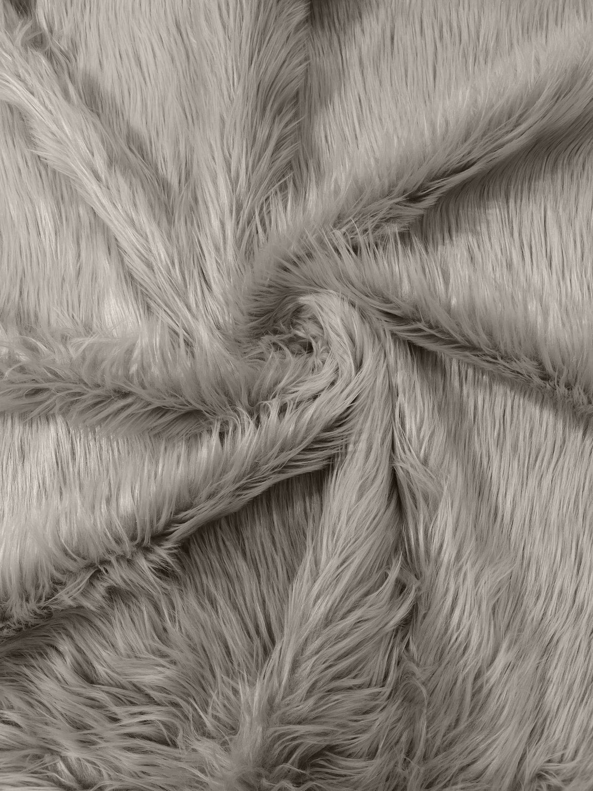 Solid Faux Fur Fabric - Solid, 58" Width (1 Yard)