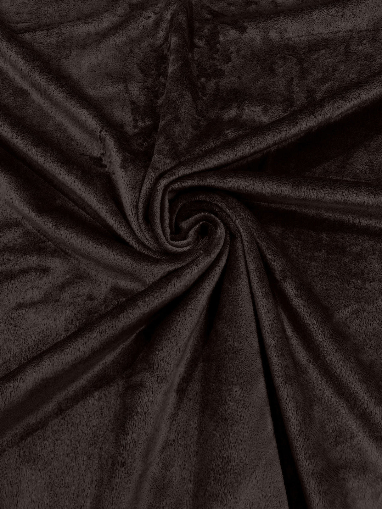 Solid Minky Polyester Fabric - Solid, 58" Width (1 Yard)