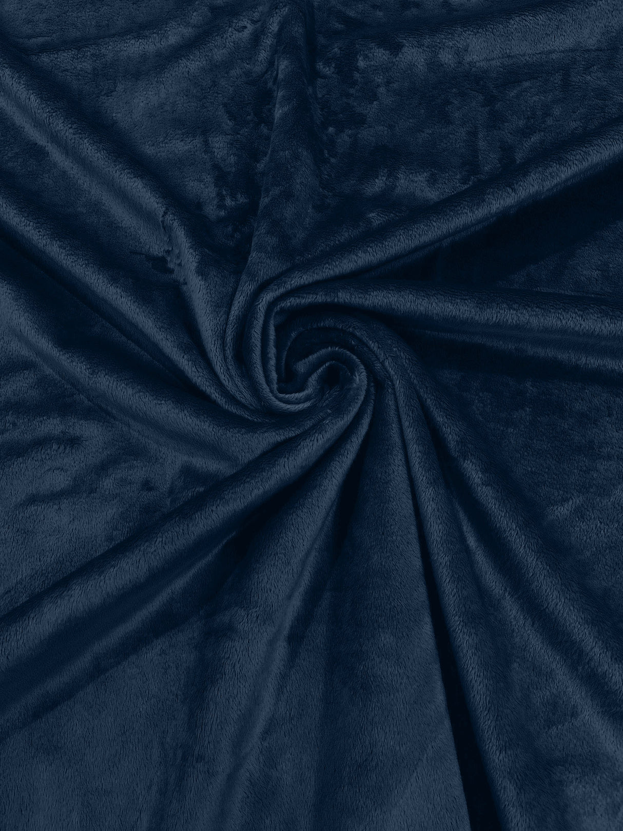 Solid Minky Polyester Fabric - Solid, 58" Width (1 Yard)
