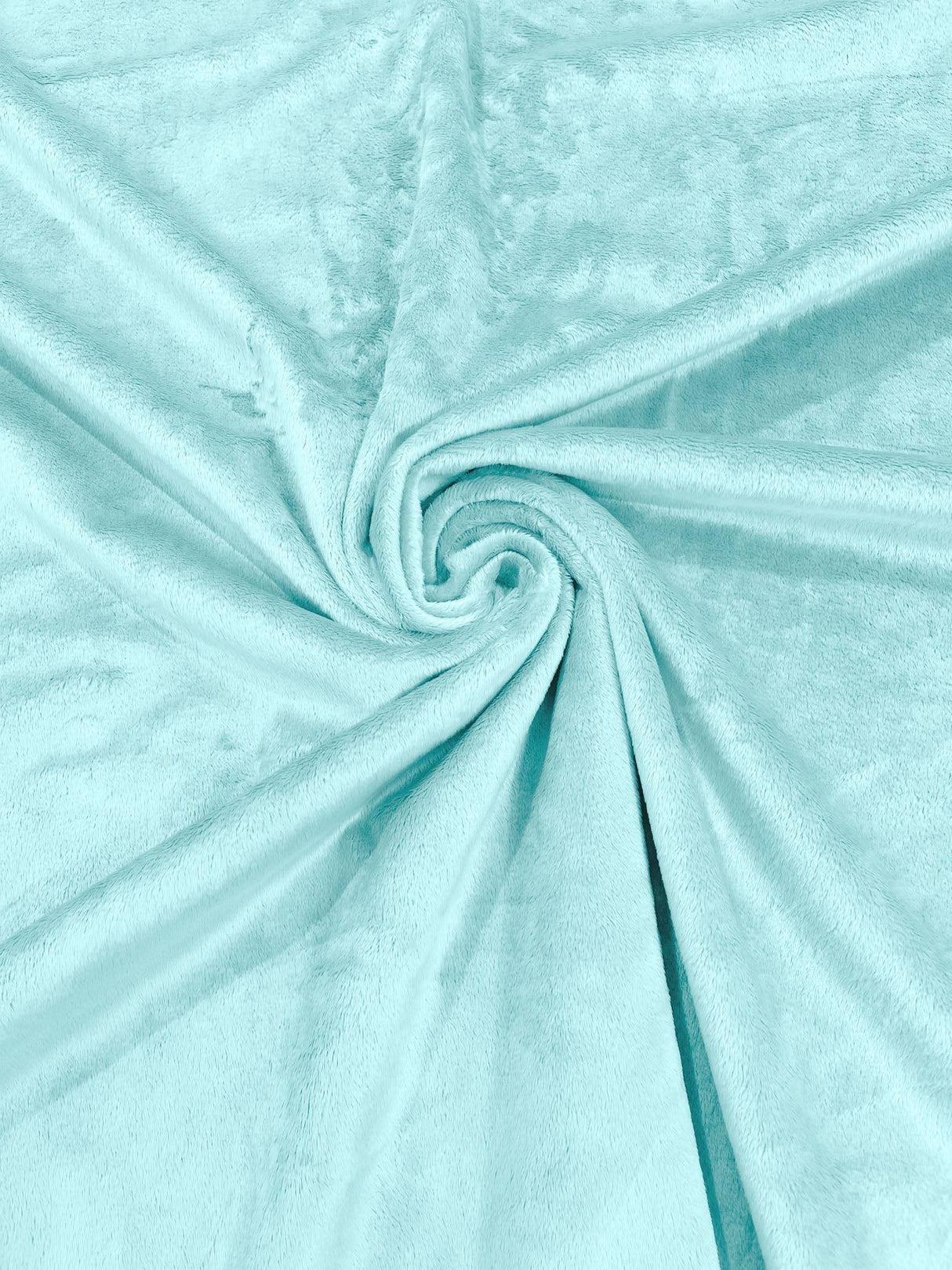 Solid Minky Polyester Fabric - Solid, 58" Width (1 Yard)
