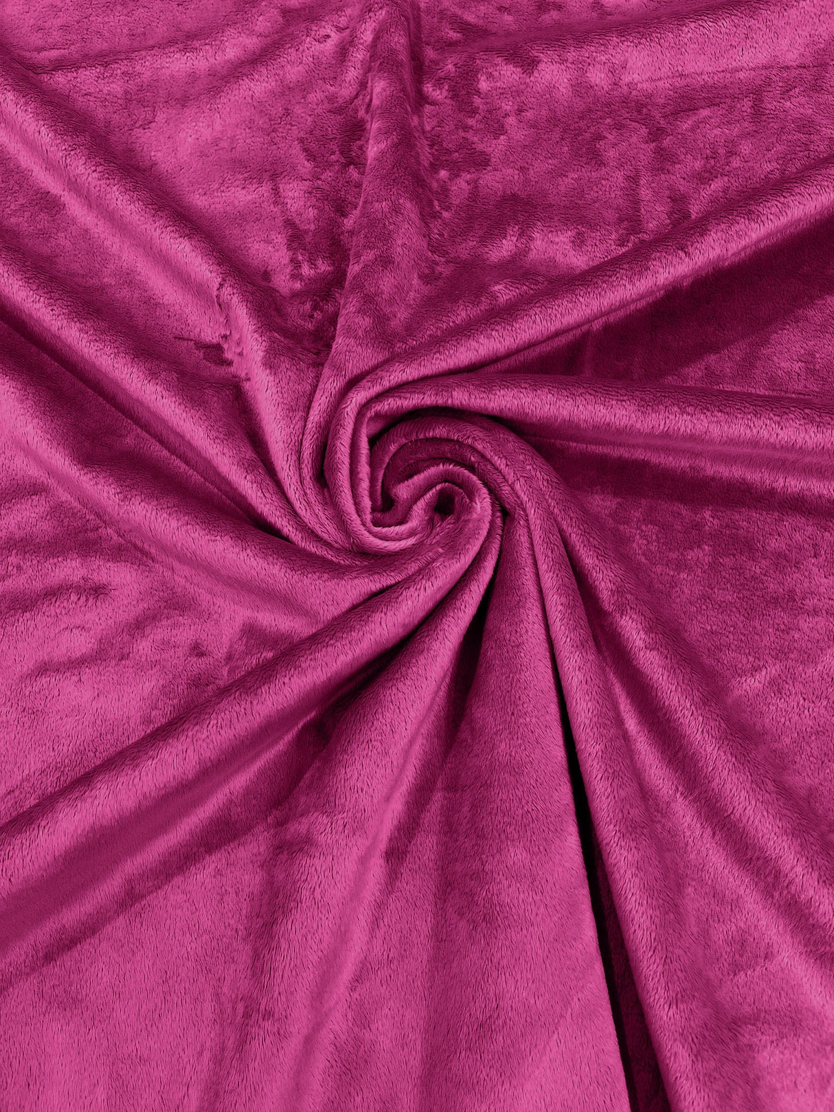 Solid Minky Polyester Fabric - Solid, 58" Width (1 Yard)