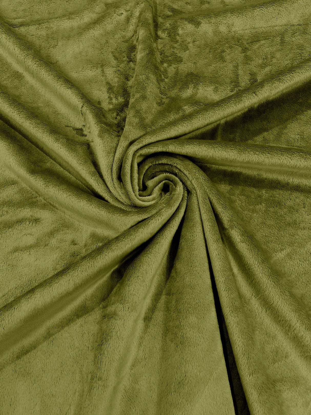 Solid Minky Polyester Fabric - Solid, 58" Width (1 Yard)