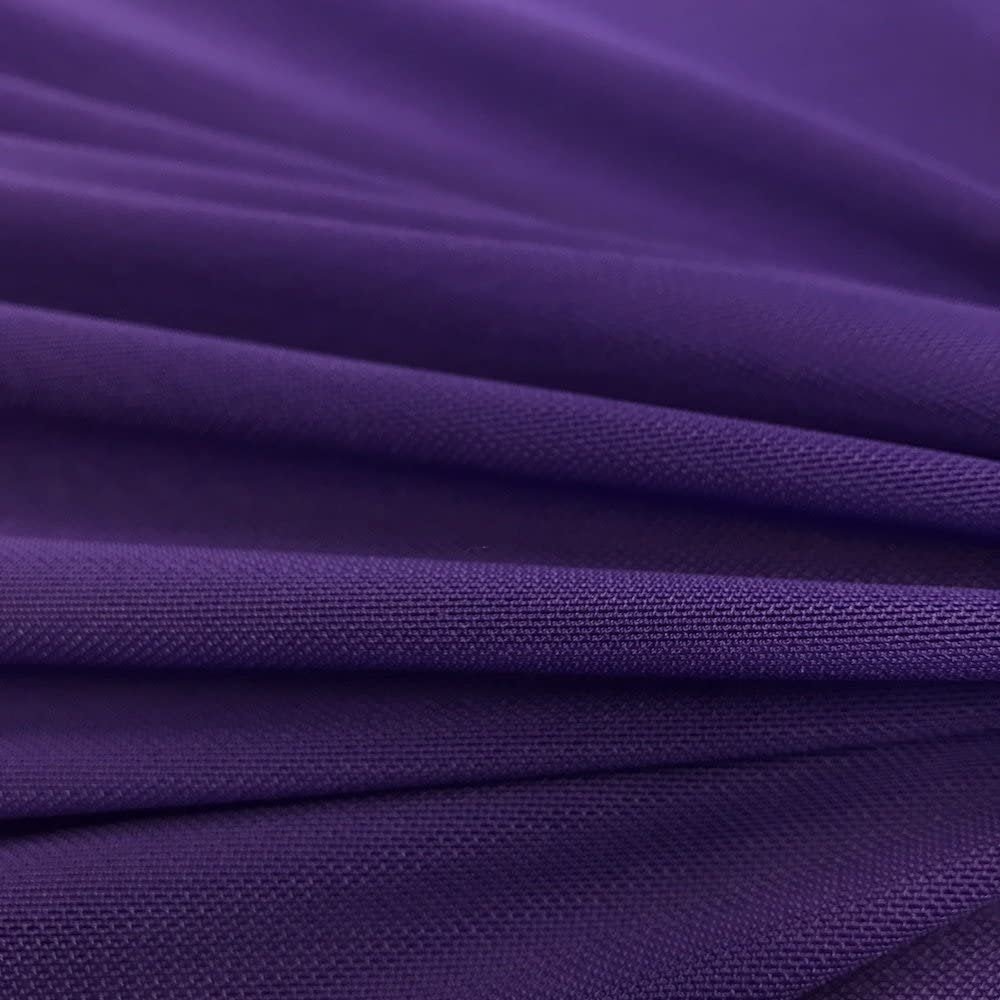 Solid Power Mesh Nylon Spandex Fabric - Solid, 58" Width (1 Yard)