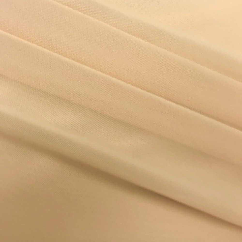 Solid Power Mesh Nylon Spandex Fabric - Solid, 58" Width (1 Yard)