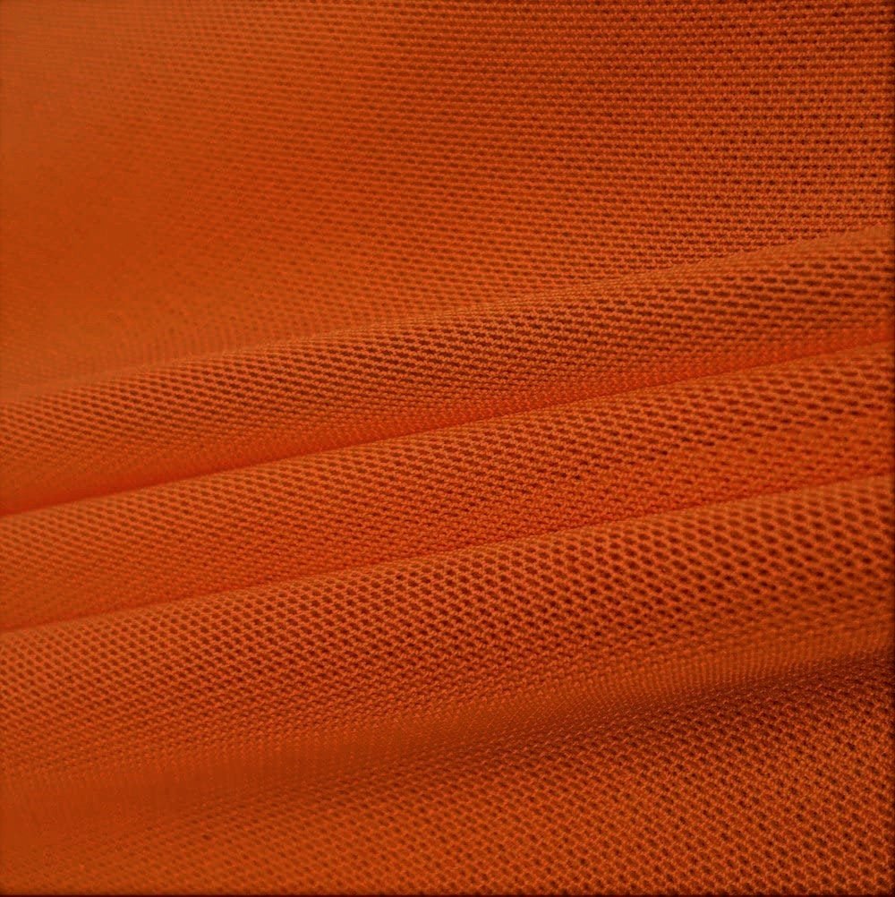 Solid Power Mesh Nylon Spandex Fabric - Solid, 58" Width (1 Yard)