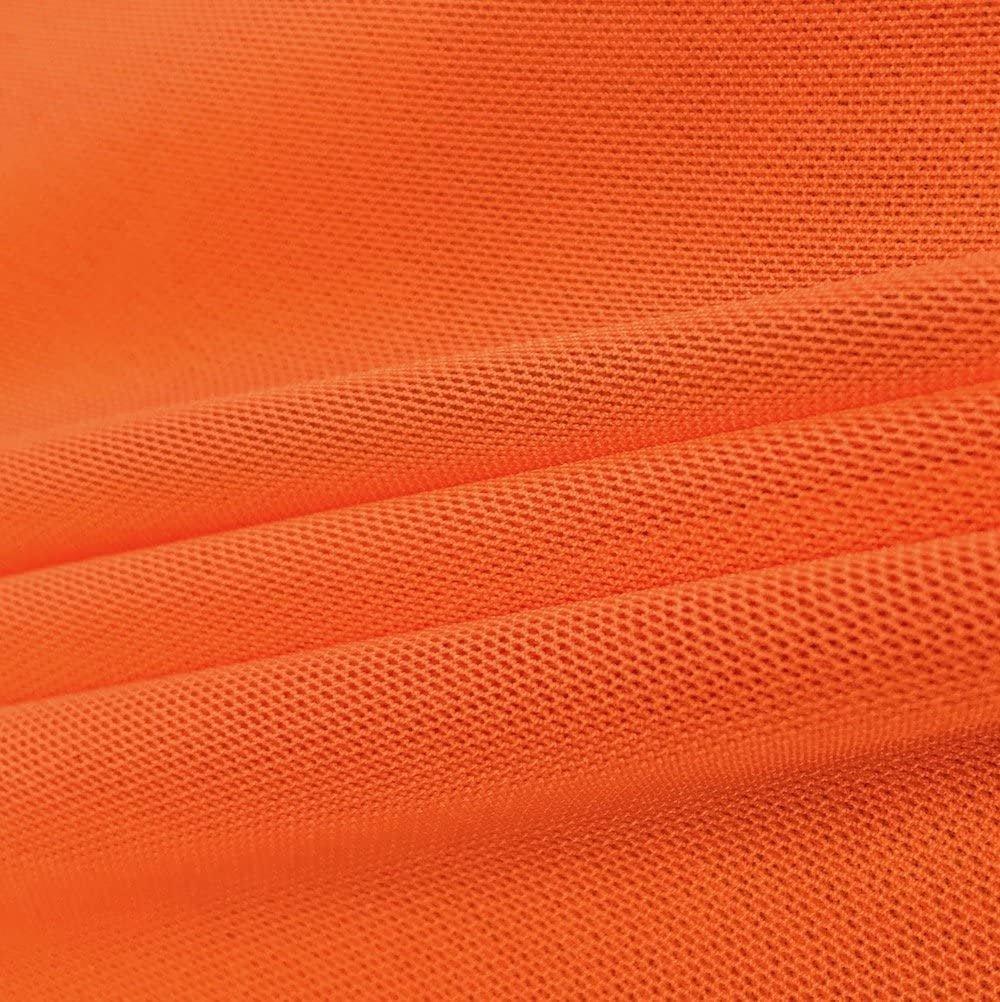 Solid Power Mesh Nylon Spandex Fabric - Solid, 58" Width (1 Yard)
