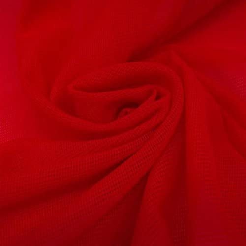 Solid Power Mesh Nylon Spandex Fabric - Solid, 58" Width (1 Yard)