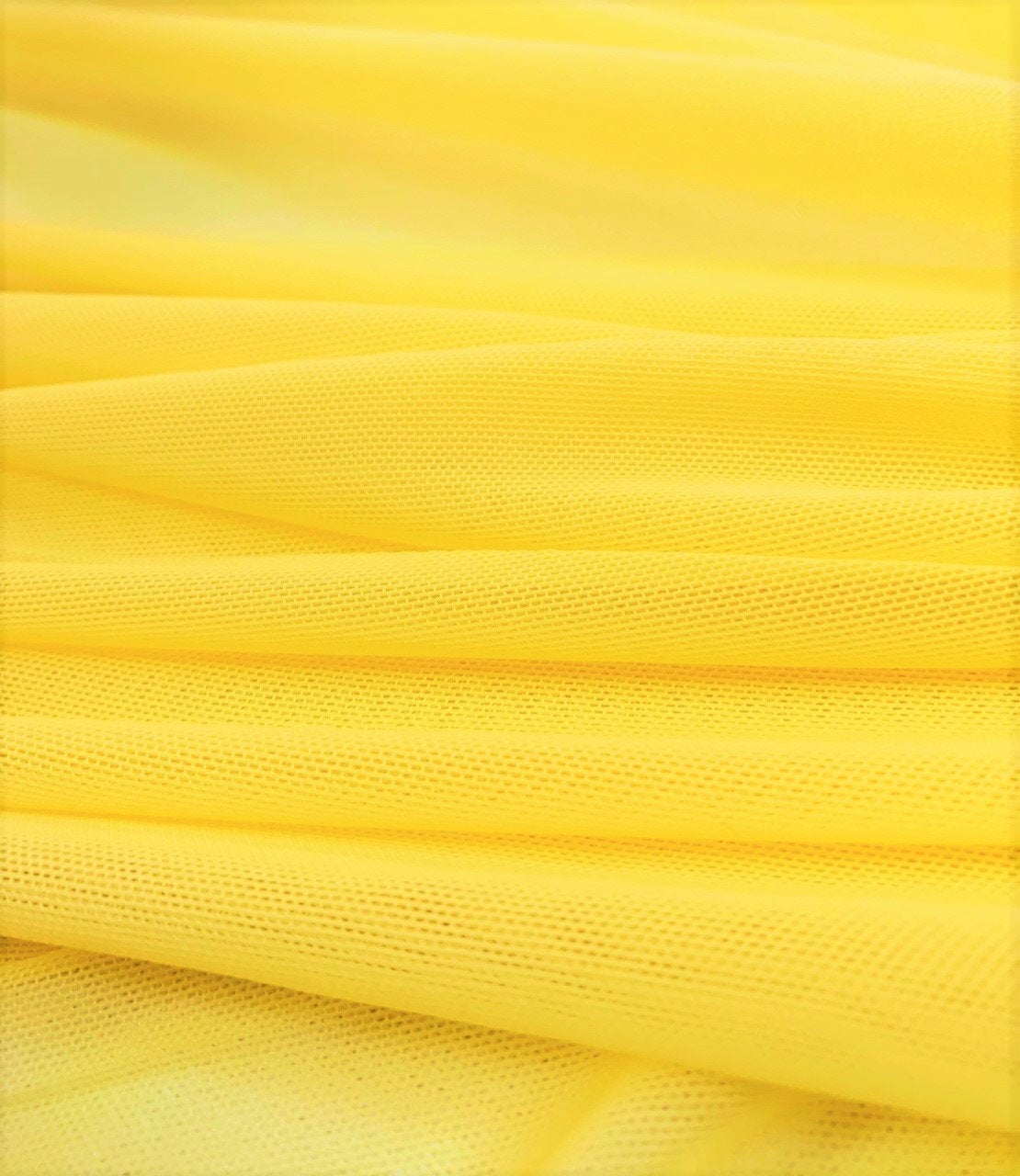 Solid Power Mesh Nylon Spandex Fabric - Solid, 58" Width (1 Yard)