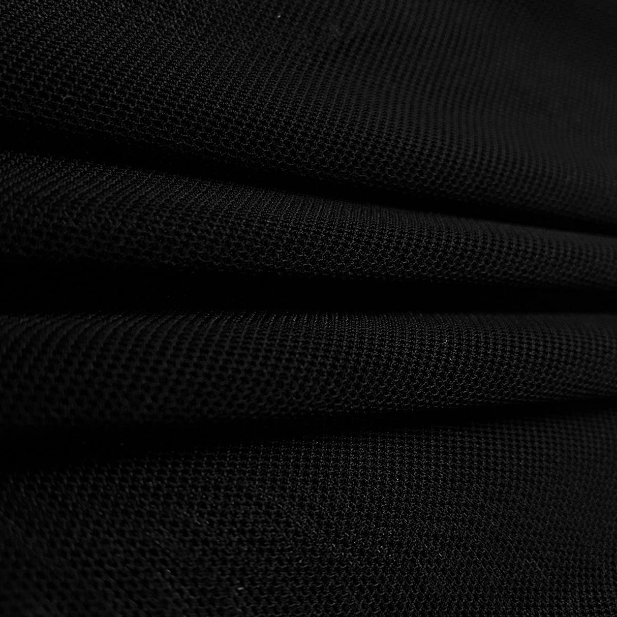 Solid Power Mesh Nylon Spandex Fabric - Solid, 58" Width (1 Yard)