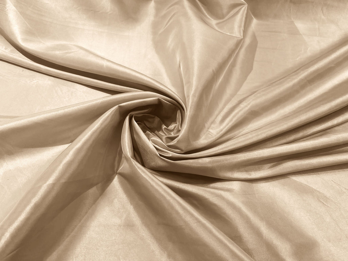 Solid Taffeta Polyester Fabric - Solid, 58" Width (1 Yard)