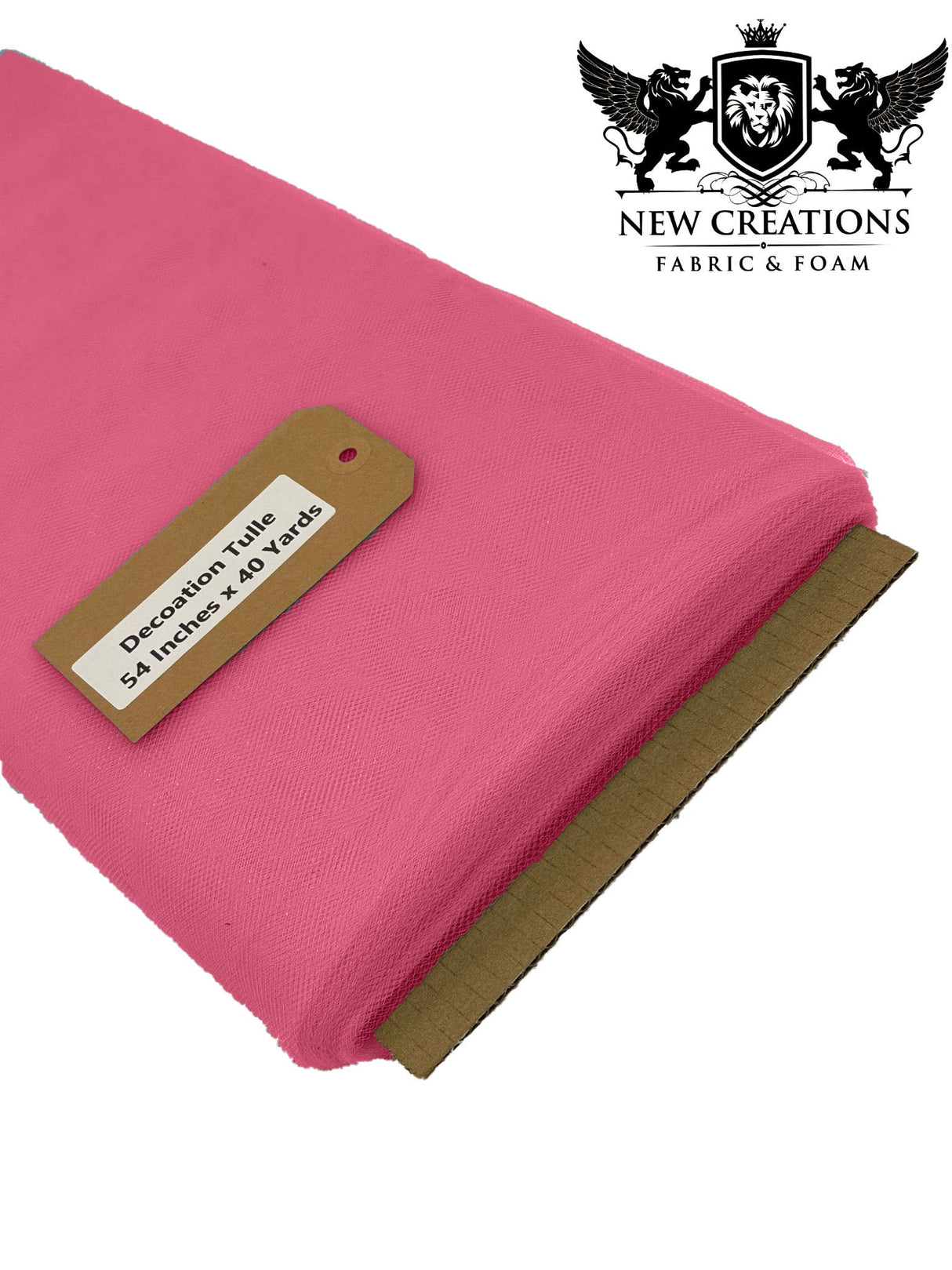 Solid Tulle Polyester Fabric - Sheer Solid, 54" Width (40 Yards)
