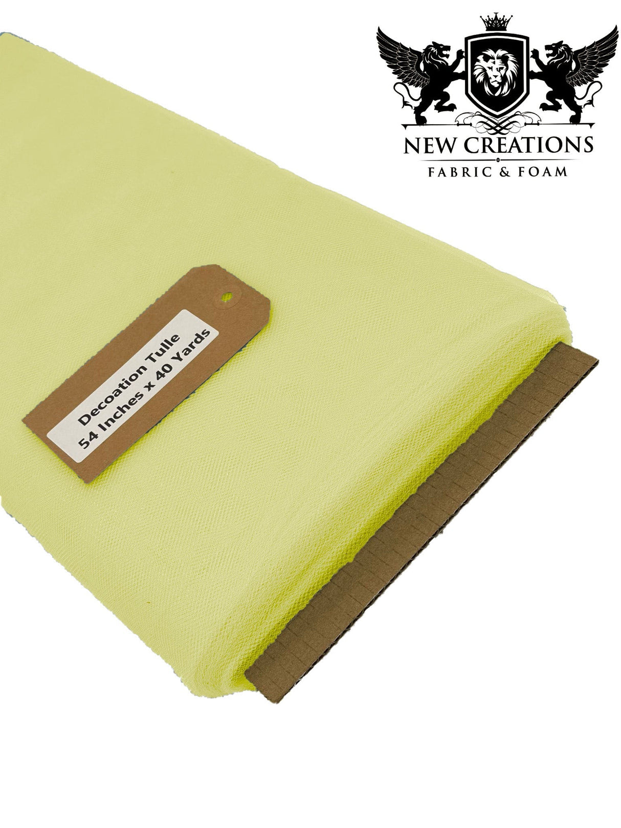 Solid Tulle Polyester Fabric - Sheer Solid, 54" Width (40 Yards)