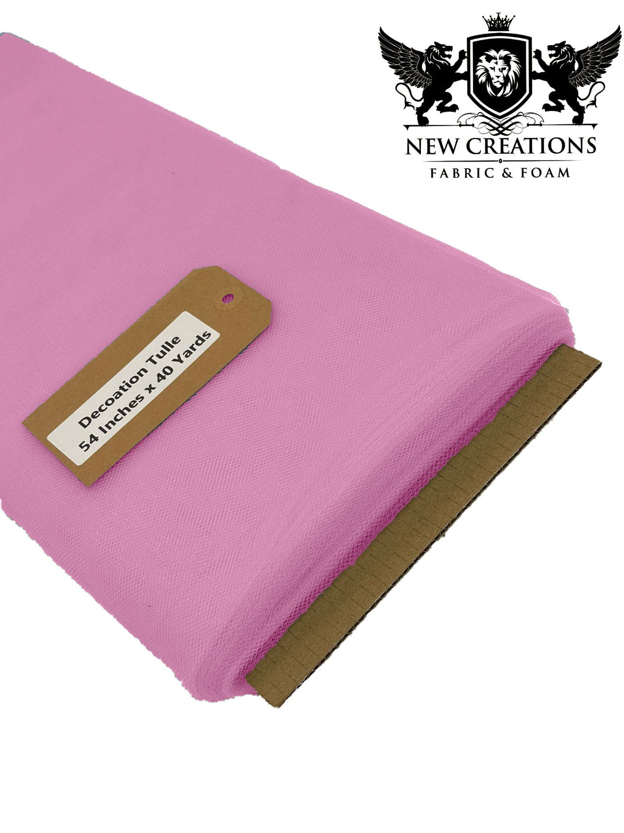 Solid Tulle Polyester Fabric - Sheer Solid, 54" Width (40 Yards)