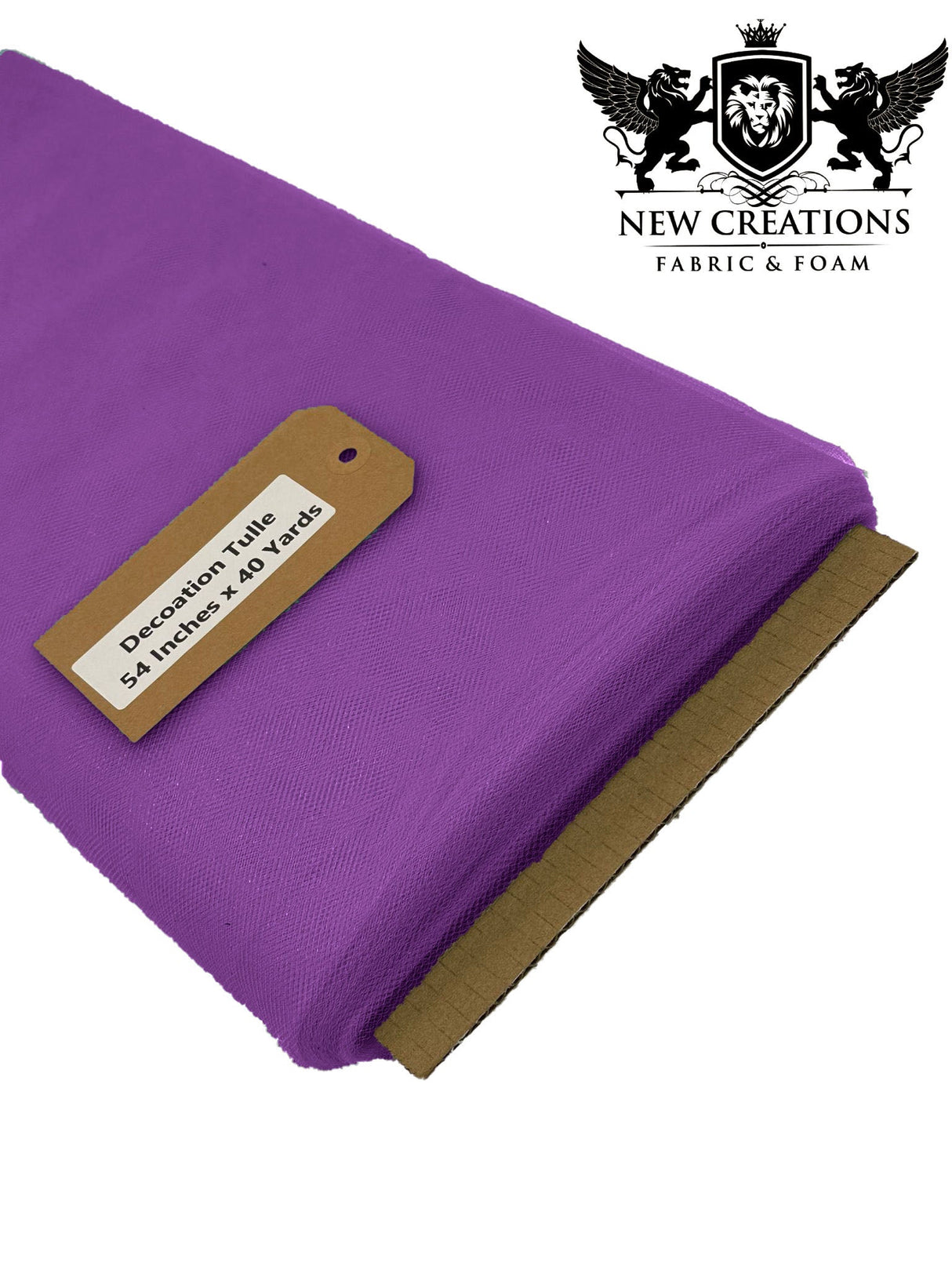 Solid Tulle Polyester Fabric - Sheer Solid, 54" Width (40 Yards)